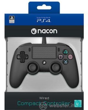 Controller Nacon Wired Nero - PlayStation 4