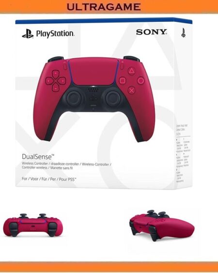 Sony DualSense PS5 - Controller di Gioco - Rosso Cosmic Red